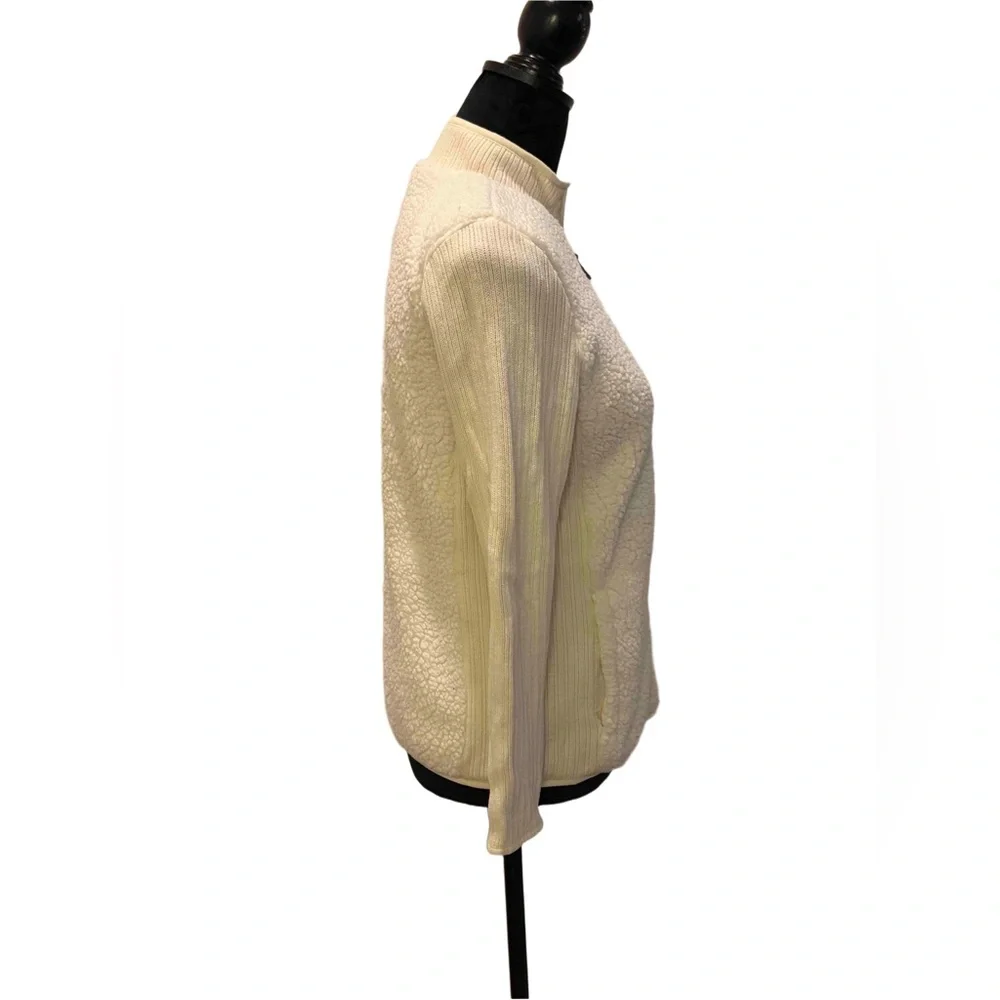 Talbots Cream Teddy Jacket - Picture 2 of 5